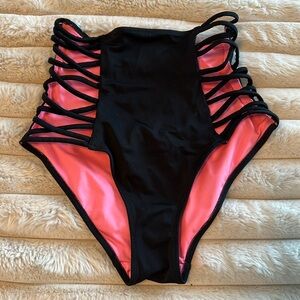 Victoria's Secret Black and Pink Bikini